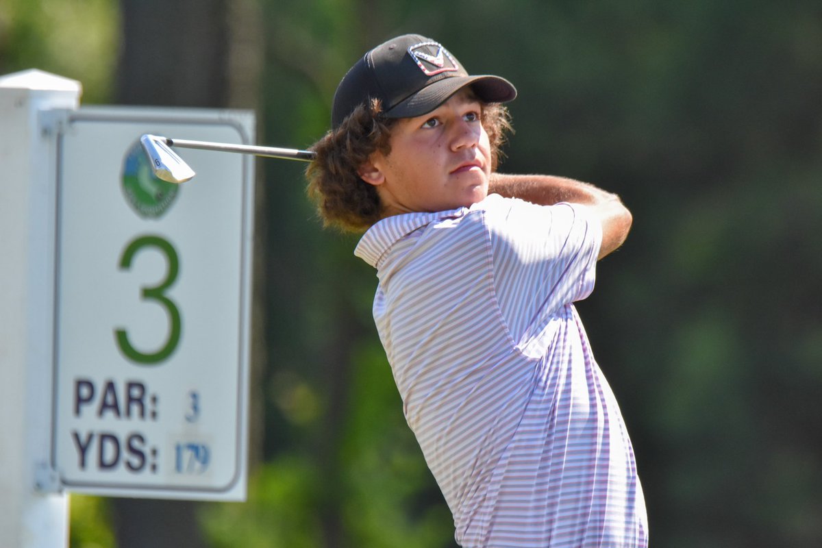 Day 1 of the 9th Bojangles Junior Open at Cutter Creek GC is complete! Ethan Boyette shot 67-70 to finish the day at the top of the leaderboard at -7. Tomorrow is a double tee start at 8:00am.

🔗 Tee times: cga.golfgenius.com/pages/3866019

🔗 Leaderboard: cga.golfgenius.com/pages/3866020