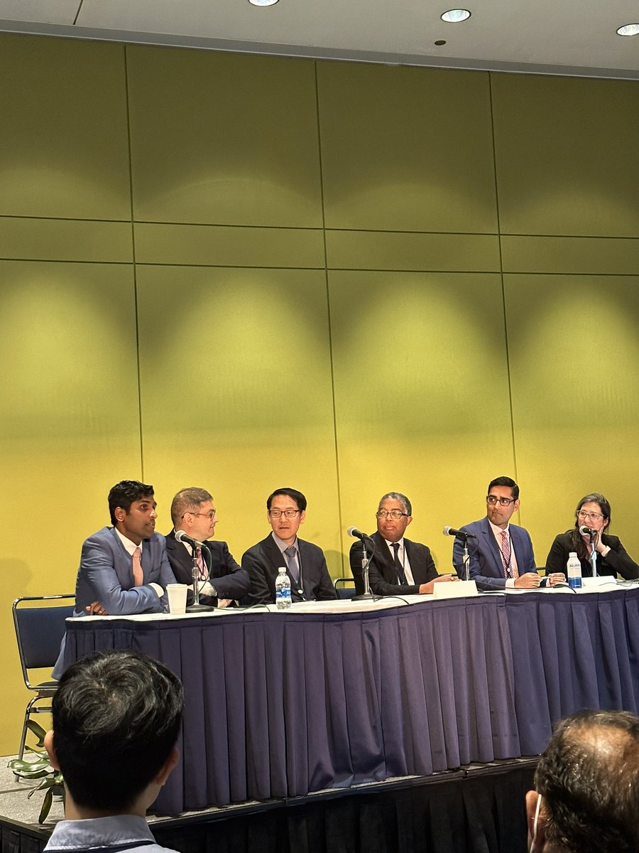 MSK #sarcoma oncologist Dr. Mrinal M. Gounder speaking during a panel at #ASCO23. @ASCO