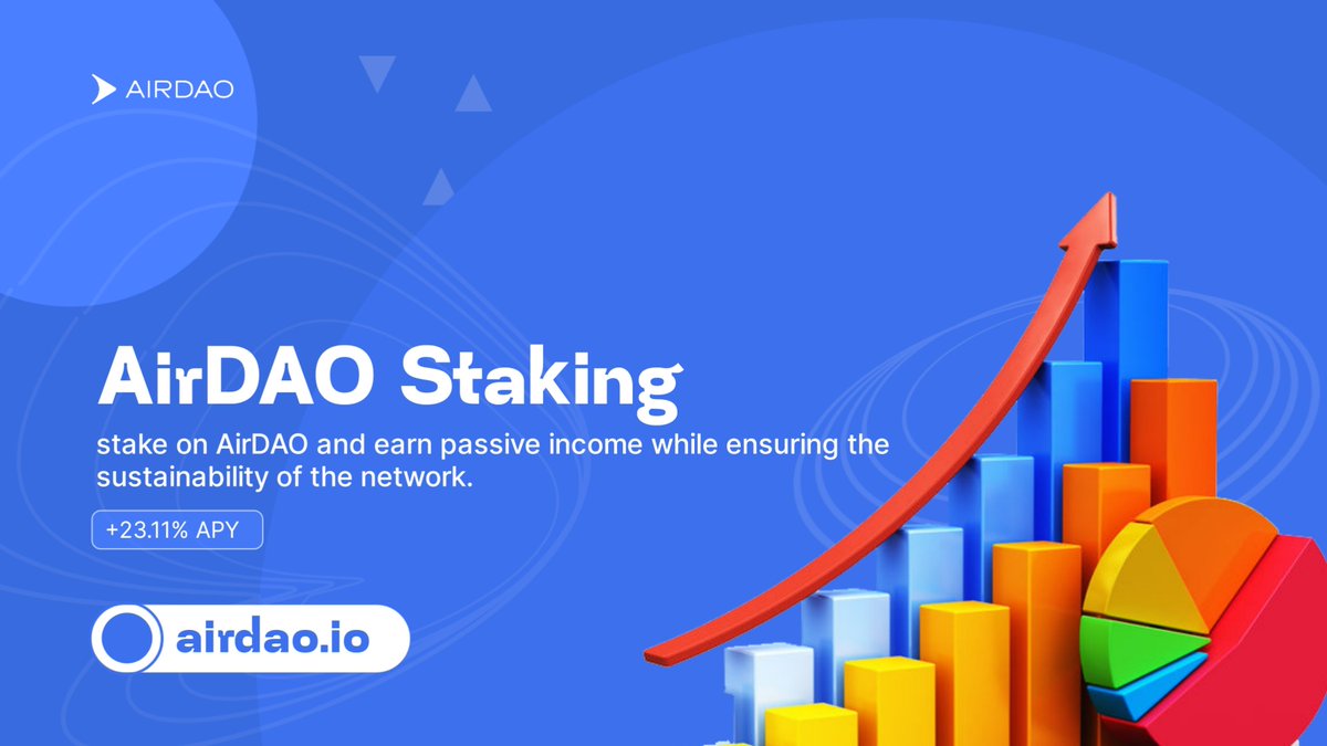 @airdao_io staking is live

Stake your $AMB without pair on AirDAO and earn passive income with an APY of +23.2%.

Benefit of staking on AirDAO is that it requires no pairs.