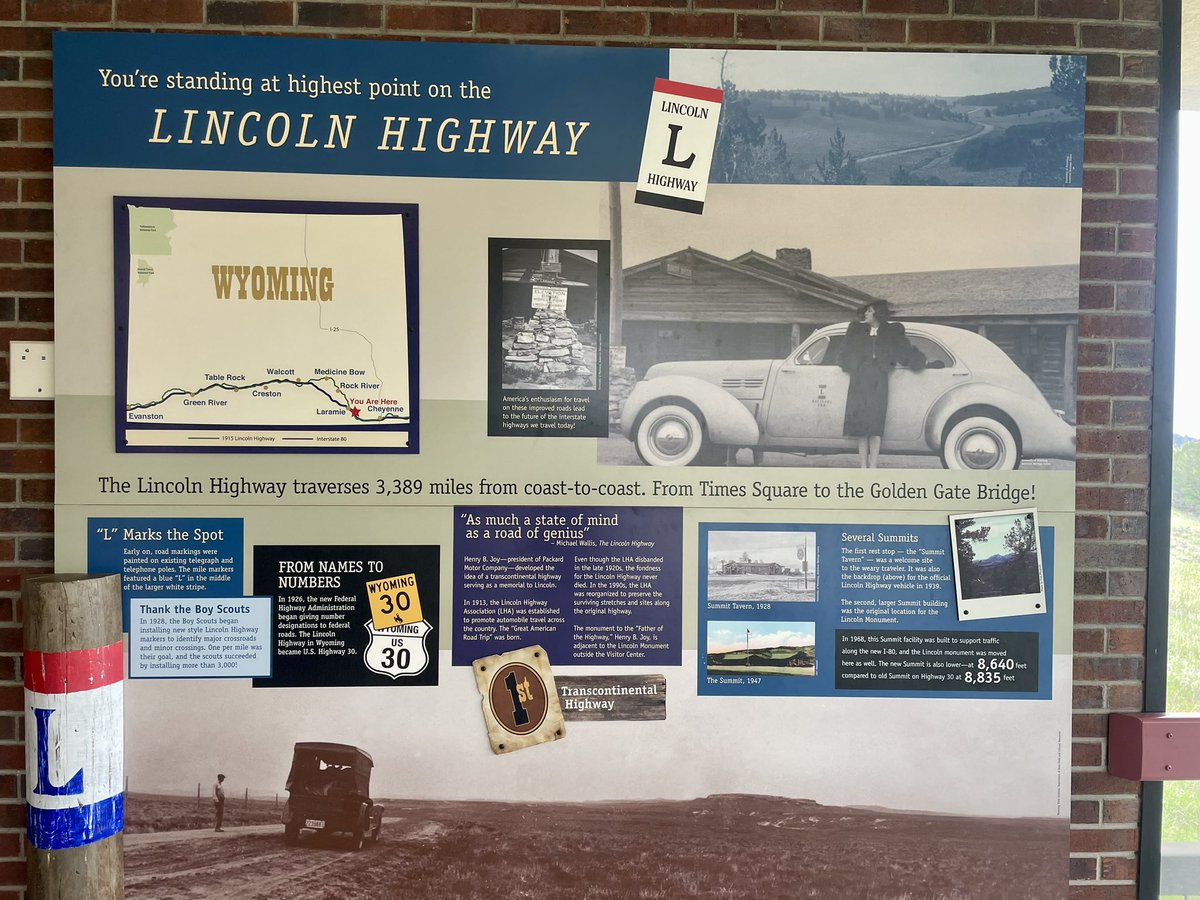 OMG; not this guy again; he gets everywhere 🤣 well I am on the Lincoln Highway #AmericanRoadTrip #dadsontour