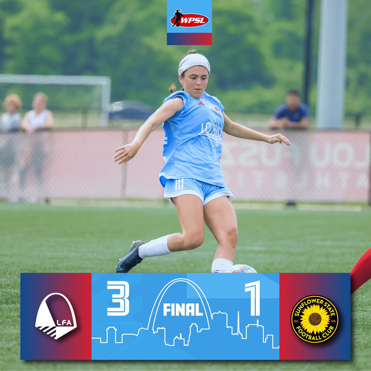 Final from today’s WIN over Sunflower State FC👏

A first half brace from Emily Gaebe and game winner from Maggie Duggan lead us to victory‼️

<a href="/loufuszsoccer/">Lou Fusz Soccer Club</a> | #hergame