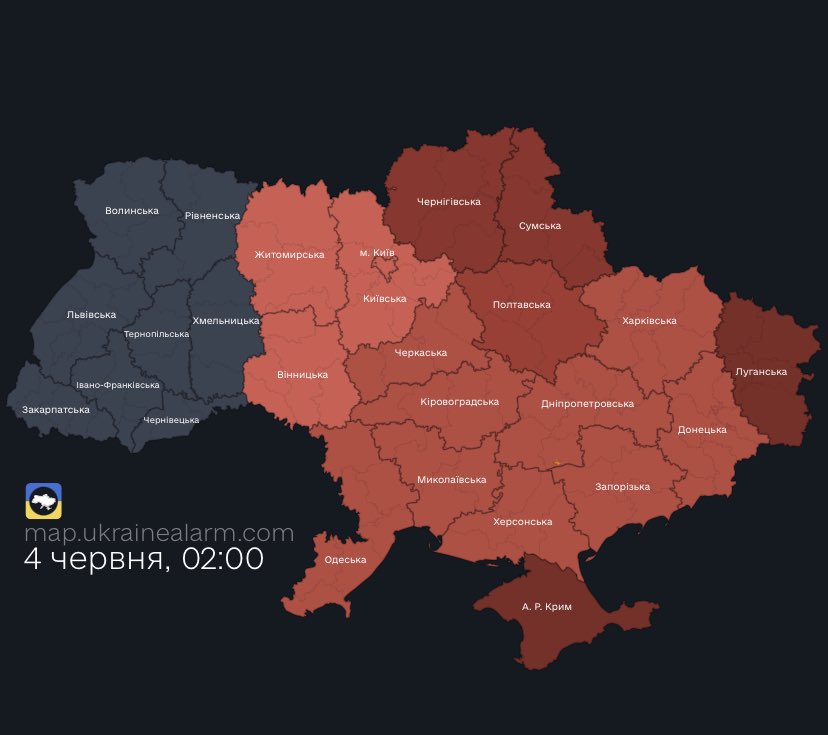 One German woman, a hippie and art waxer, whom I met in Italy, as soon as she learned that I was Ukrainian, immediately asked me: "I hope you don't hate Russians."
So, every night when I wake up from the air raid siren, I feel only love to Russians, for sure