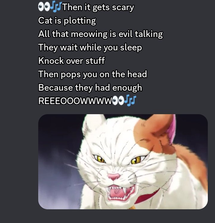 This is what happens when you let me roam free in discord