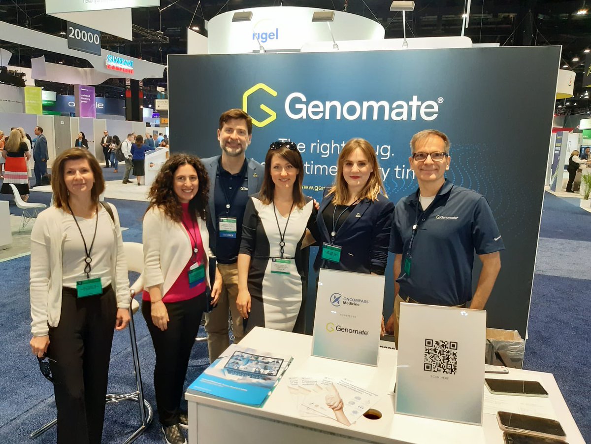 Are you attending #ASCO23? Join us at the Genomate Health booth #22140 and discover the future of precision oncology!
Our team is ready to answer all your questions about Genomate - the world's leading AI-powered clinical decision support system. 

#MeetGenomateAtASCO2023