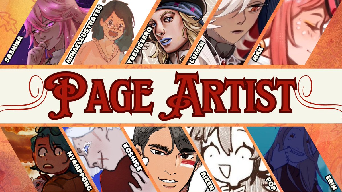 🦌🍁Meet the Page Artists!🍁🦌
