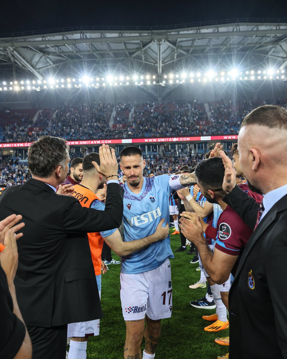 Trabzonspor's tweet image. Veda.