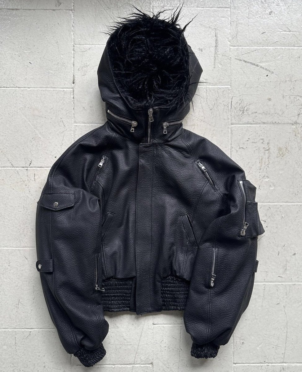 No Faith Studios “Leather Astro” Jacket!🖤