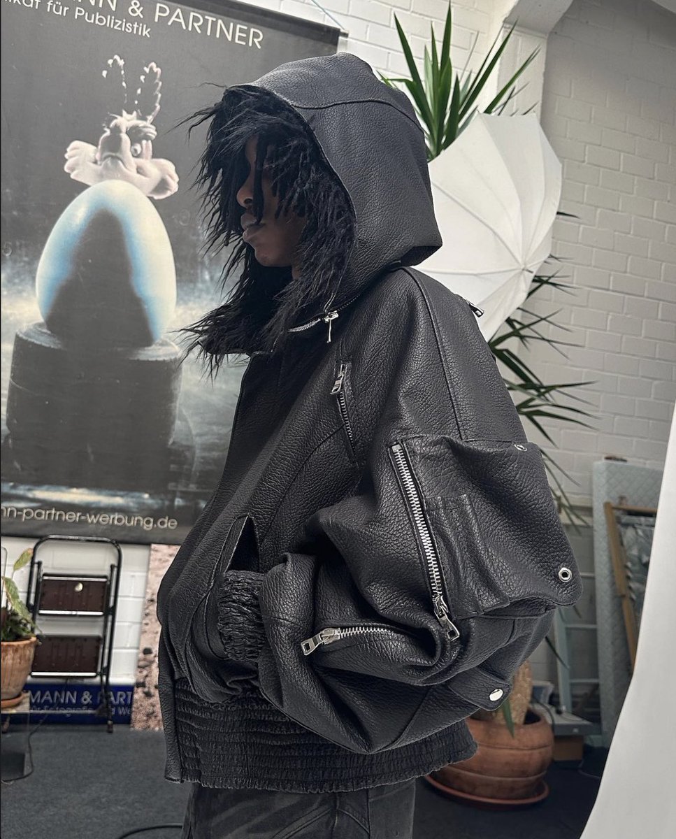 No Faith Studios “Leather Astro” Jacket!🖤