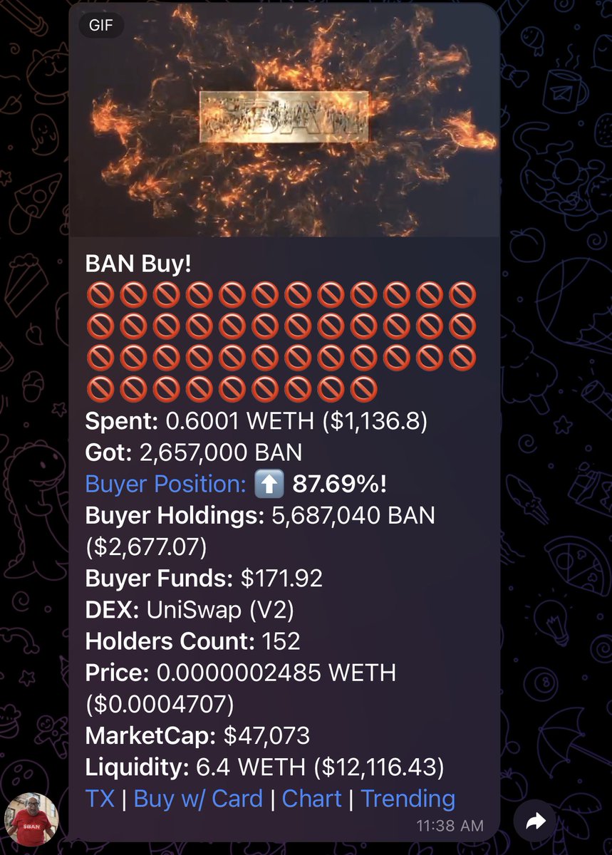 $BAN tweet media