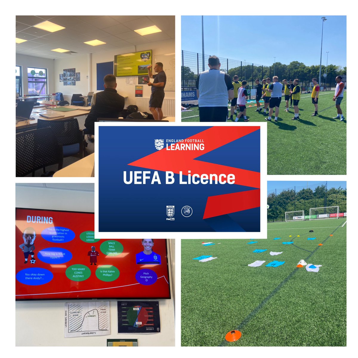 🎬<a href="/EnglandLearning/">England Football Learning</a> UEFA B Blocks 1-4 delivery ✅. Block 4 showcased learner presentations, analysis of the future game &amp; scenario practical delivery. Project 📝sign off &amp; final In-Situ visits ⏭️ before 🎓. Good Luck 🍀 Class of 2023 with your future in coaching ⚽️.<a href="/HFA_CC/">Hampshire FA Coaches Community</a>