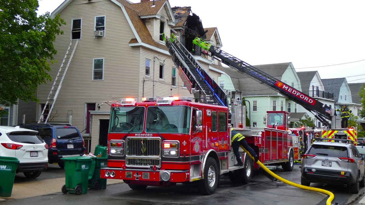 911 Videography on Twitter "Several photos from Medford's 3 alarm fire this morning. The fire