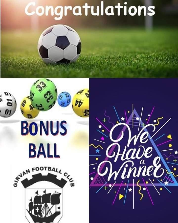 Girvan Football Club on Twitter: "Saturday 3rd June 2023 Bonus Ball