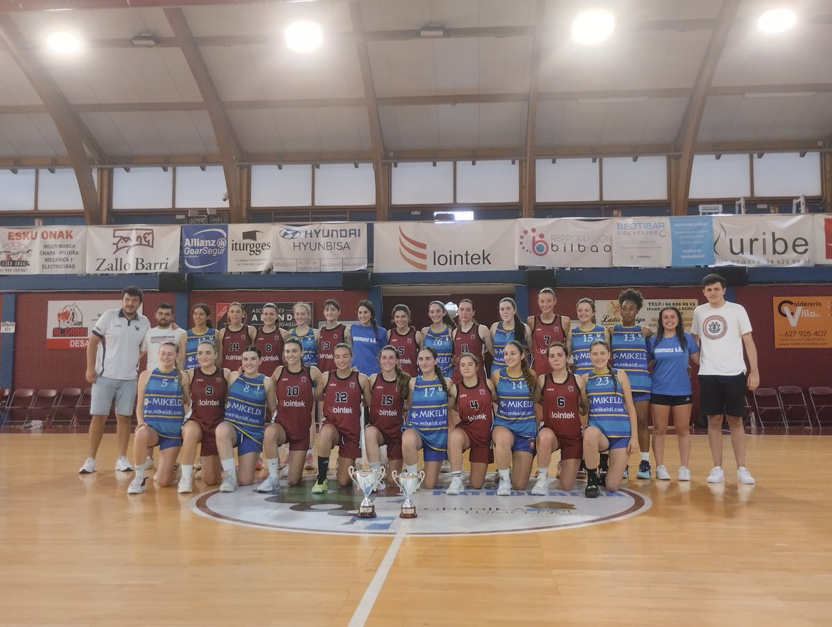 🏆 | Zorionak <a href="/Unamuno_Saski/">Unamuno Saskibaloi Kluba</a> eta eskerrik asko <a href="/BizkaiaBasket/">Bizkaia Basket</a> 

#GutarikoBat💜