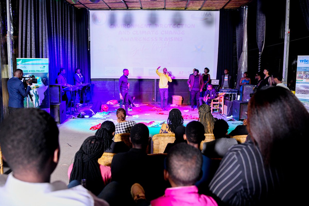 RccdnRwanda's tweet photo. Now: Via different drama plays, Youth Climate Action Initiative raised awareness by showcasing how beating plastic use could be a huge solution to eradicate land and air pollution, plus protecting the environment #WeOnlyHaveOneEarth @PACJA1 @REMA_Rwanda @EnvironmentRw @trocaire https://t.co/4NzCA5IzIG