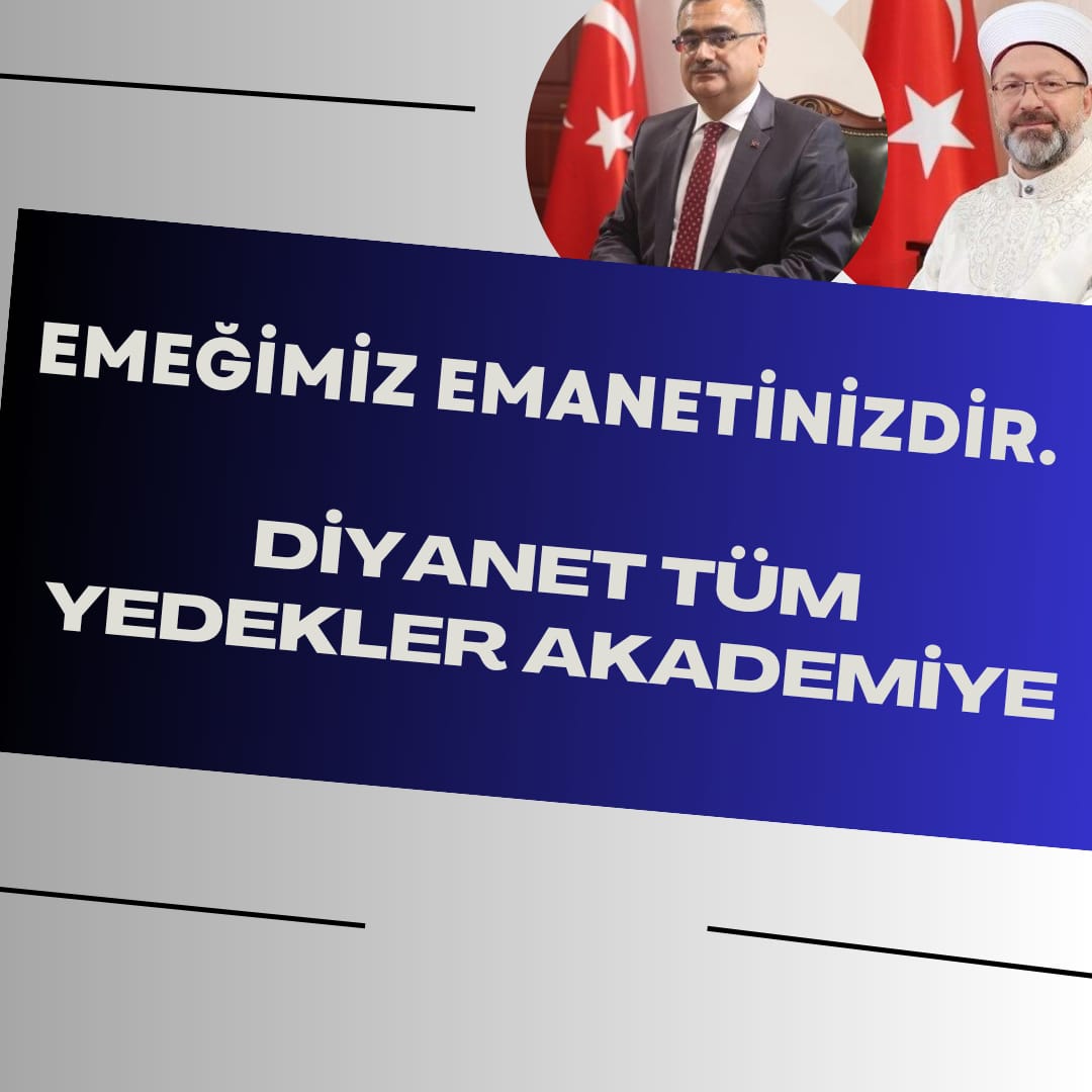 <a href="/halilfngaloglu/">Halil Fıngaloğlu</a> <a href="/RTErdogan/">Recep Tayyip Erdoğan</a> <a href="/DIBAliErbas/">Prof. Dr. Ali Erbaş</a> <a href="/ErbakanFatih/">Dr. Fatih Erbakan</a> Tüm yedekler akademiye alınmak için bekliyor kazanilmis bir başarı ve boş kalan kontenjan var ses ver diyanet 
<a href="/RTErdogan/">Recep Tayyip Erdoğan</a> 
<a href="/ErbakanFatih/">Dr. Fatih Erbakan</a>
<a href="/DIBAliErbas/">Prof. Dr. Ali Erbaş</a>  
<a href="/ikalin1/">İbrahim Kalın</a> 
<a href="/ProfDrComakli/">PROF.DR.ŞAFAK ÇOMAKLI</a> 
<a href="/yenisafakyazari/">yusuf kaplan</a>
<a href="/fahrettinaltun/">Fahrettin Altun</a>
<a href="/Mustafa_Destici/">Mustafa Destici</a>
<a href="/evsenomer1/">Ömer EVSEN</a>

#DiyanetYedekleriAkademiyeAl