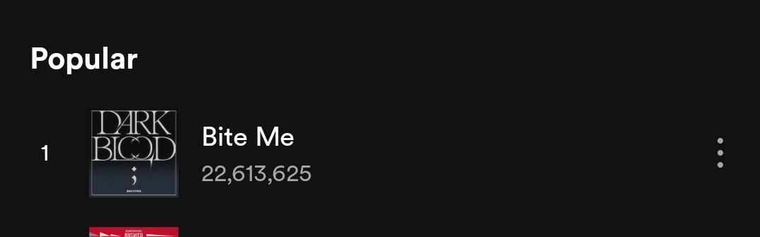 Bite Me 12th Day on Spotify:

22,613,625 (+ 1,532,207)