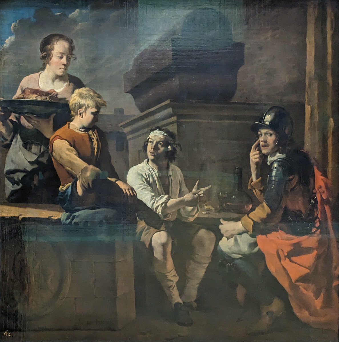 Karel Dujardin’s “The Morra Players” (1660s) @MuseeLouvre #art #twitart