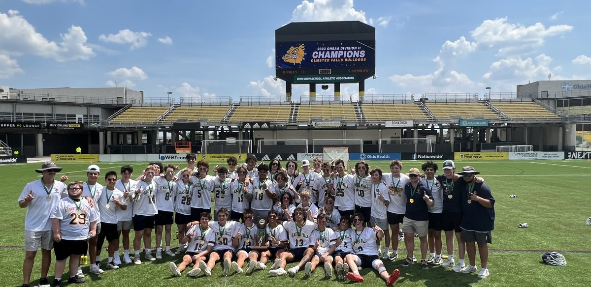 Division 2 State Champions. Olmsted Falls High School. #PUBLICschools