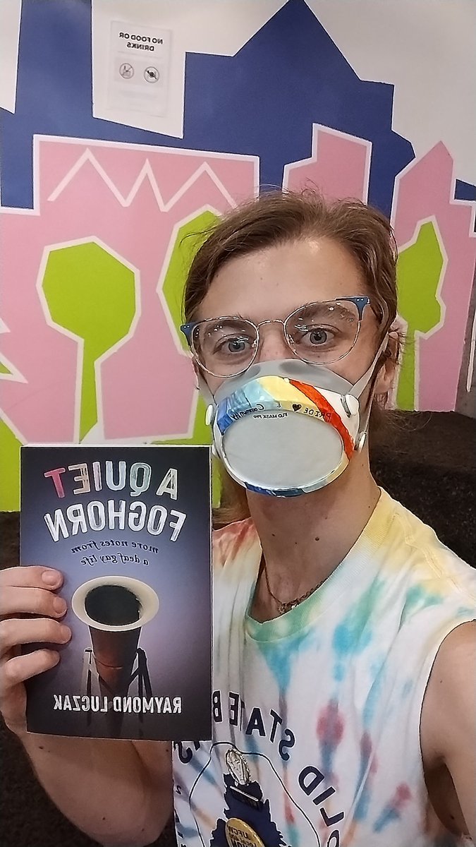 This month's book club @solidstatedc will be happening on June 11th! I know you Deafness have nothing going on this summer so get on down here and discuss some Deaf literature! Let me know if I can provide any masks to help you feel safer coming into the store. #covidconscious