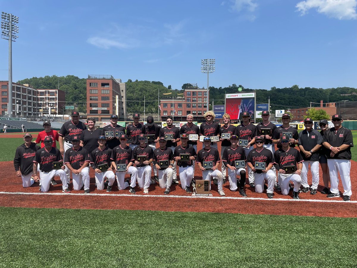 Class AAA 2023 WVSSAC State Baseball Tournament Champions - Cabell Midland High School