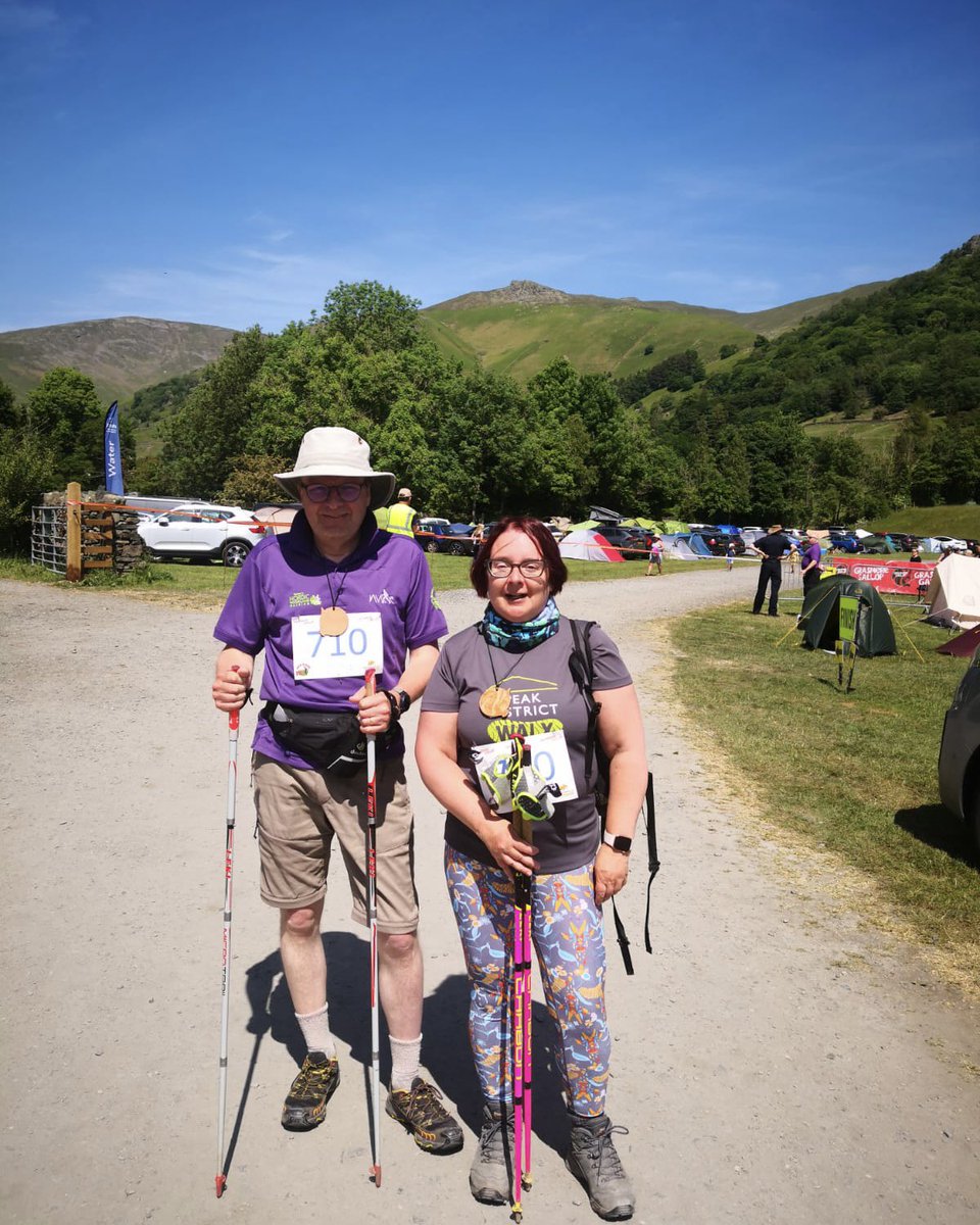 TheReverendVet's tweet photo. Completed the 10k Nordic Grasmere Gallop today with @davenportdm Done in 1:46:13. Very hot weather โ๏ธ@kerleysnordwalk #WALX with Kerley- Walking, Delamere Forest and Beyond #nordicwalkinguk #grasmeregallop https://t.co/v8TAiwSb7o