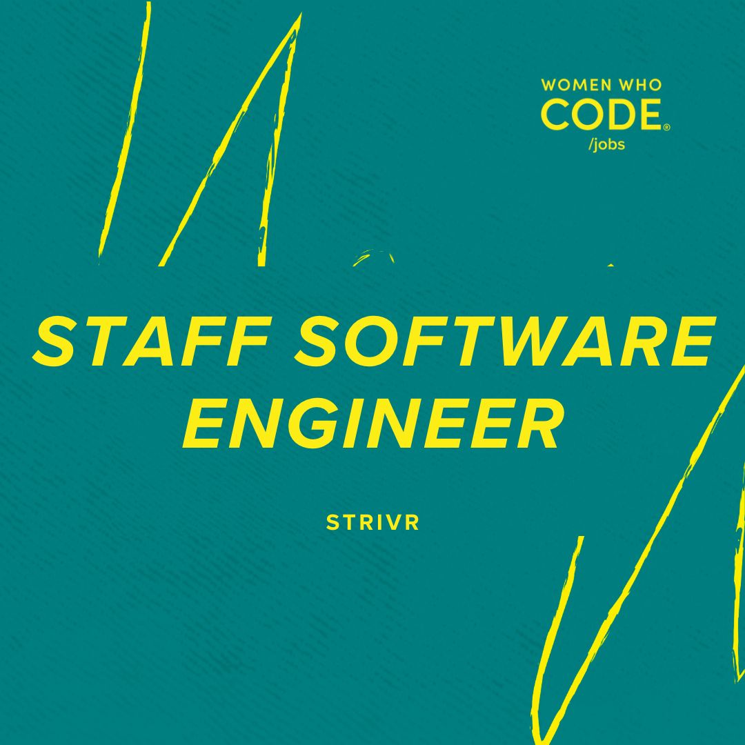 🔥 Have you applied to this #remote #tech job: Staff Software Engineer at @STRIVRlabs yet?  

🔗 Apply now → womenwhocode.com/jobs/15279  

#virtualreality #employeetraining #bestplacestowork #mostinnovativecompanies