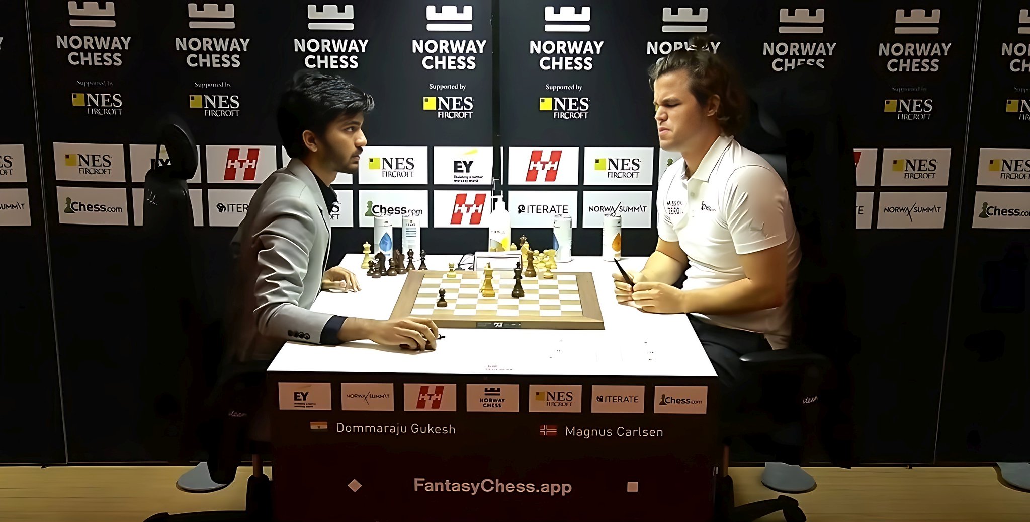 ChessBase India on X: D Gukesh draws against Magnus Carlsen with