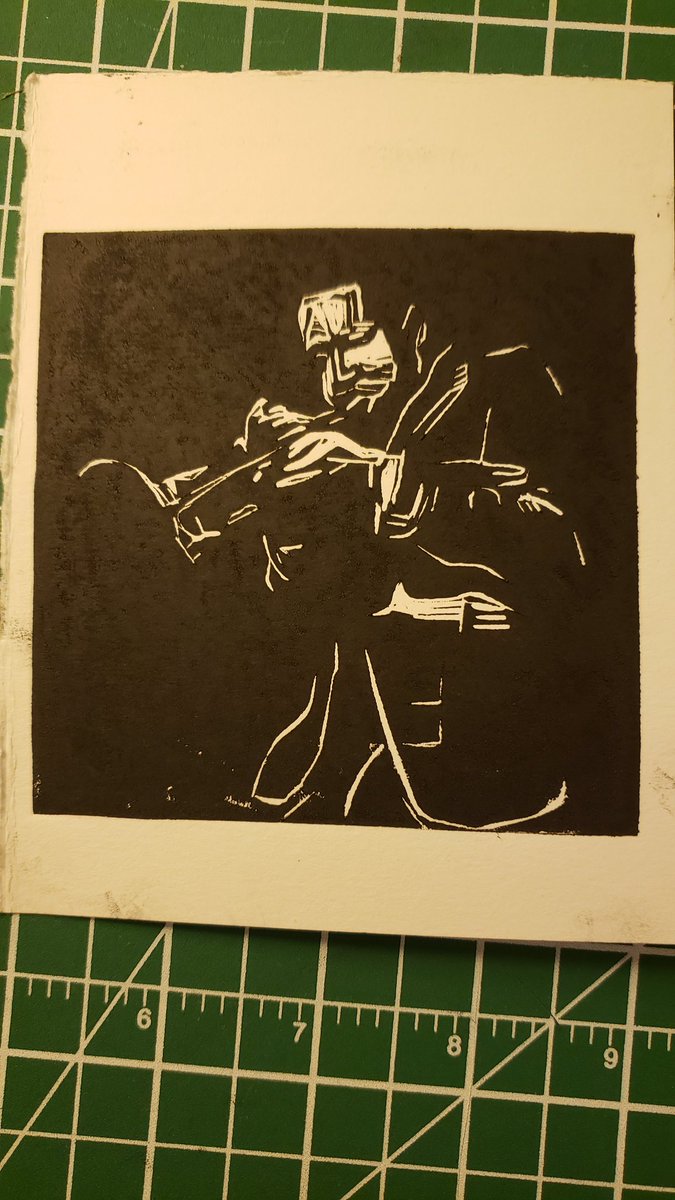 Lee Morgan. #yegart #printmaking #linocut #practicemakesprogress