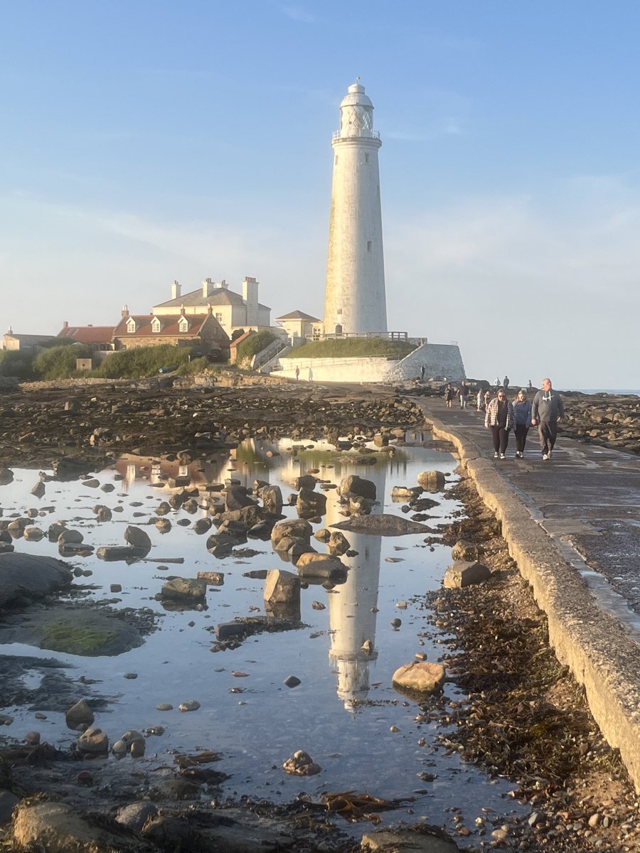 #whitleybay #stmarysisland looking magnificent times two!