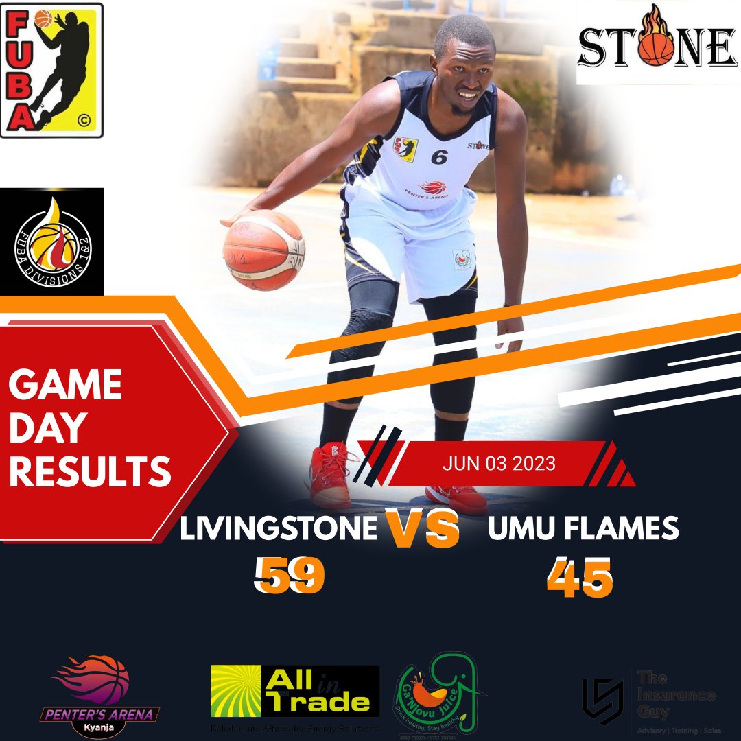 @FubaBasketball set up @umu_flames, you shouldn't have let them play on martyrs day against us.

#StoneCity
#WeBelieve

Thanks to our partners @Allintrade @PentersArena @GanjovuW

@Nku_Marines you are next in the queue tomorrow at 1pm ymca, make sure you take enough water