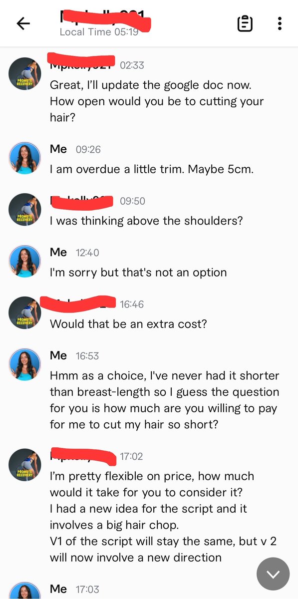 😱UGC HORROR STORIES😱 I'll go first. Fiverr client wanted me to chop off half my hair, laughed when I proposed a very low compensation, sent me the product, ghosted me 🤣 Let's get the whole #ugccommunity involved, tag your #ugc bestie! @alyssaniela @emyleecreates go!