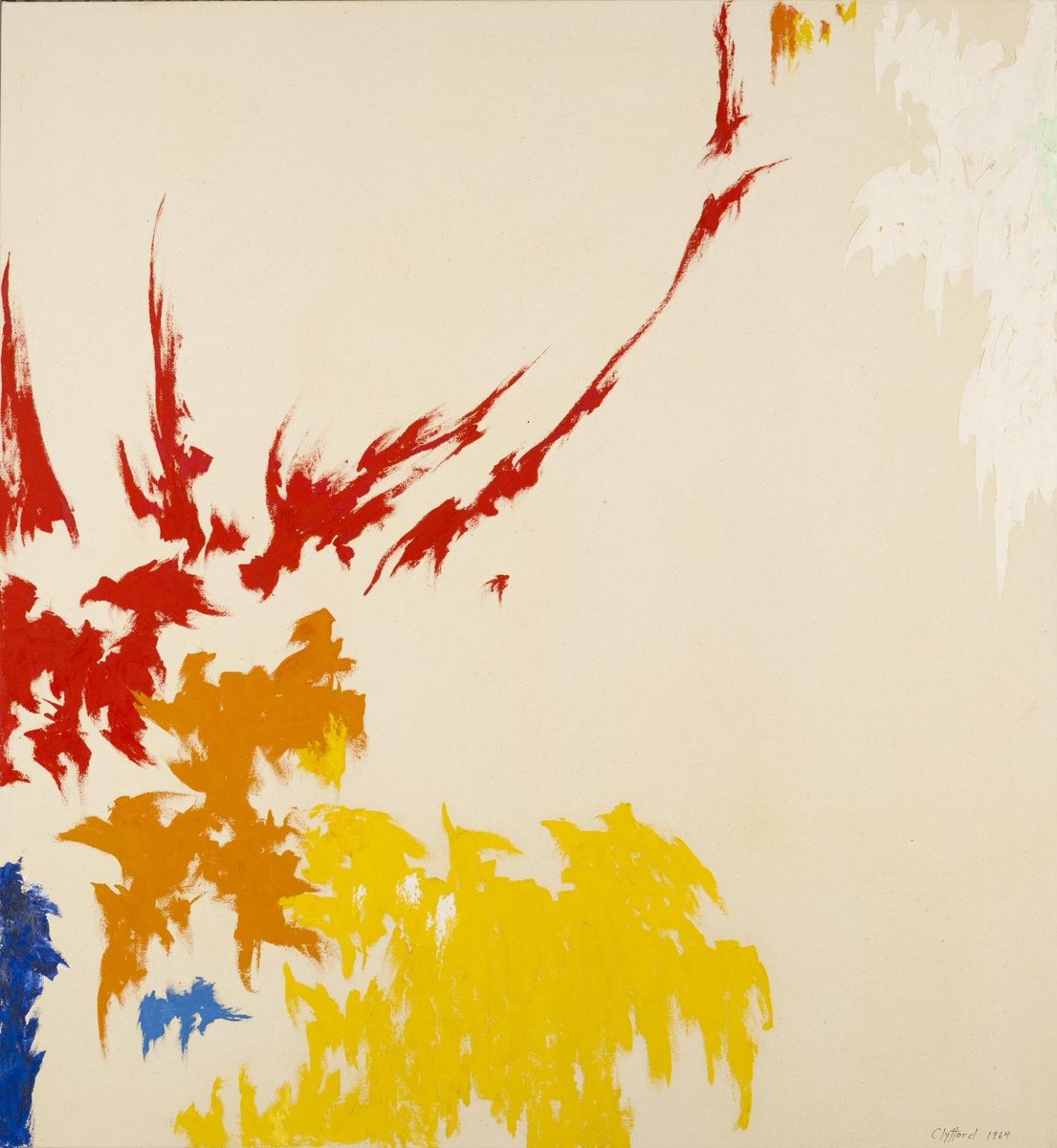 More precious are the unpublished maps we make ourselves. Those maps of our private world, our personal memories, make the tapestry of our lives.
-Alexander McCall Smith

-Clyfford Still/PH-432, 1964