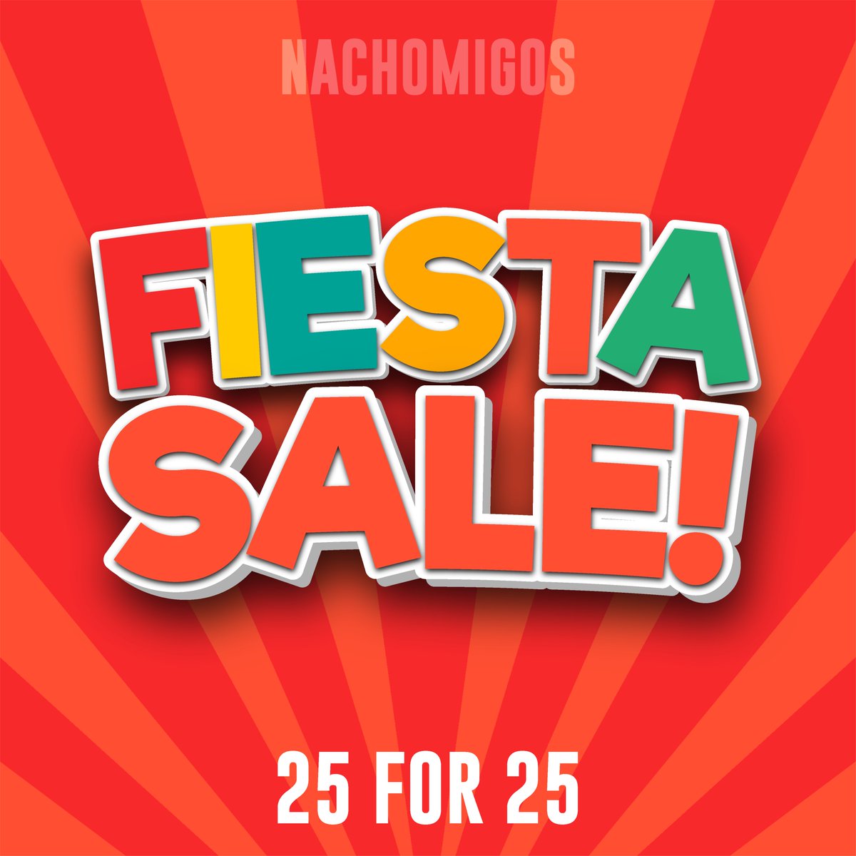 3amigosbtc's tweet photo. There is only "ONE" Fiesta pack promo left available!!! This pack is BUY 25 Get 25 for $15 each.
Just go to our website and enter promo code "FIESTA" in the checkout...hurry up some AMIGO is going to grab it.
#3amigos #nachomigos #ordinals #btc #bitcoin #fiestapack #LFNacho https://t.co/DbHwsfXDEq