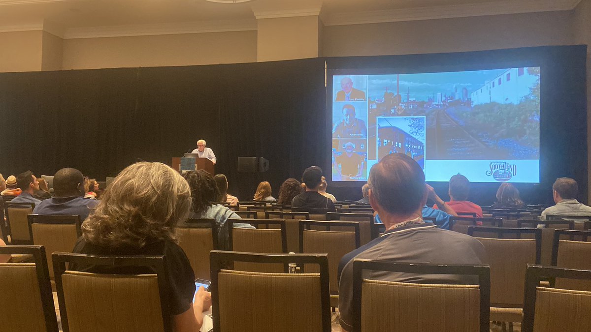 Closing out a great week! Thank you <a href="/NewUrbanism/">Congress for the New Urbanism</a> for picking #CLT for #CNU31. Watching Terry Shook close out the sessions and looking forward to a rocking Closing Party.