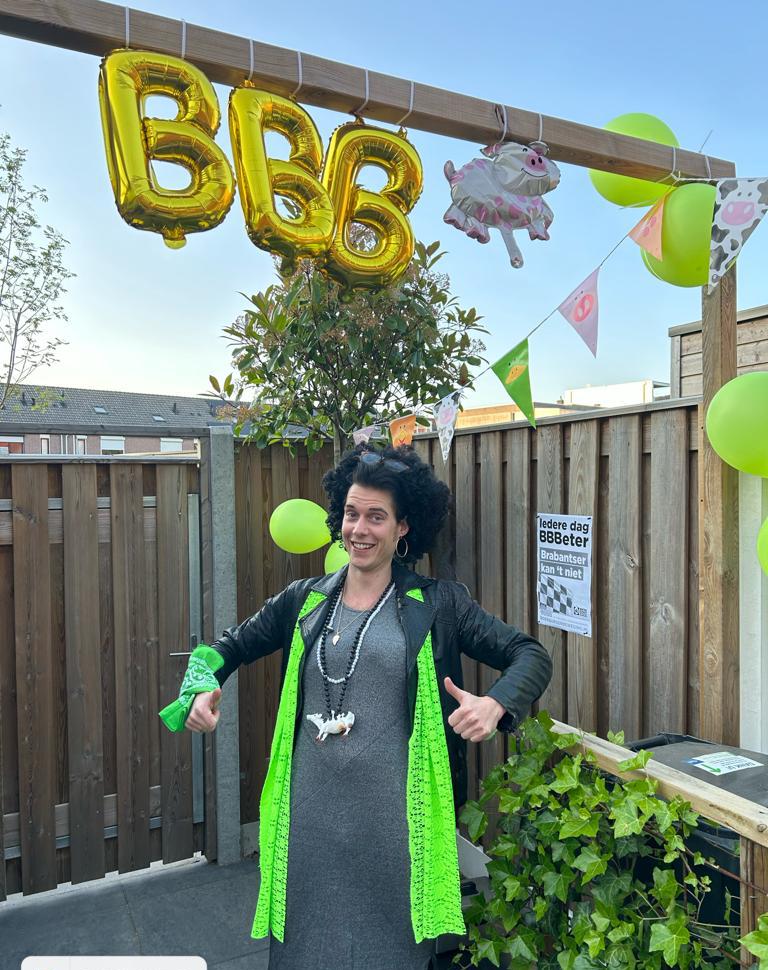 Vandaag als <a href="/lientje1967/">Caroline van der Plas</a> tijdens mijn eigen BoerBurgerBirthday. #feestvarken