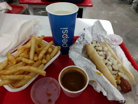 if someone offered you $75,000 to eat a costco hotdog, french fries with ketchup, and a diet sprite with ice, within 30 minutes, would you do it?