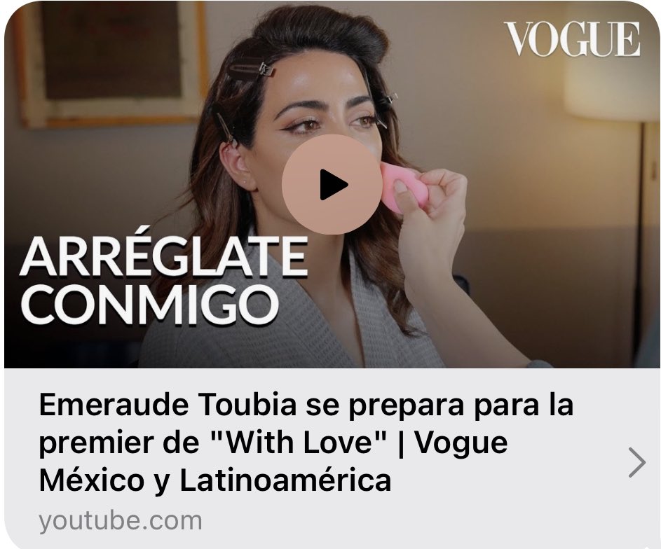 ✨ Get ready with me and @VogueMexico for the premiere of With Love ✨ youtube.com/watch?v=IDbGJ9…