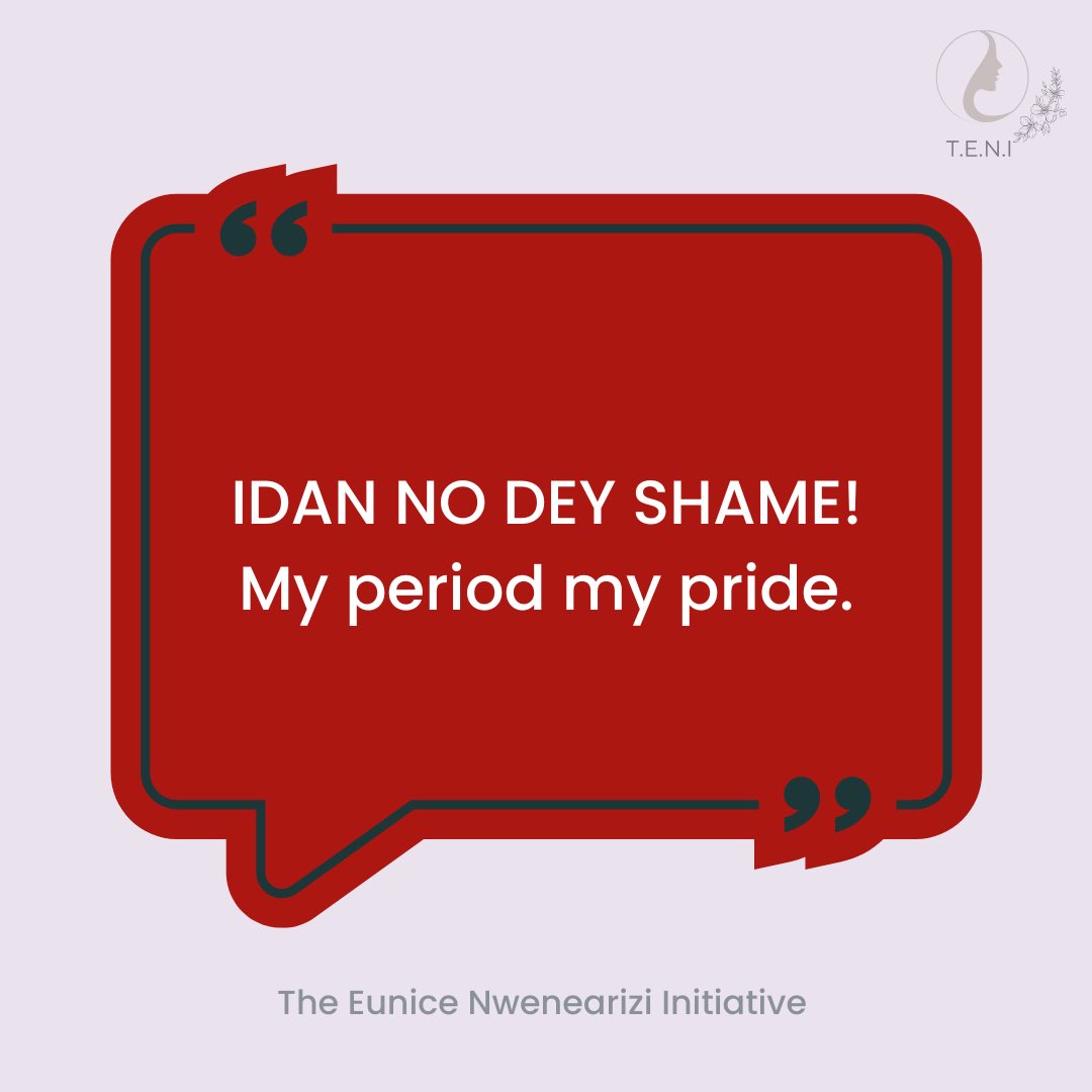 My period my pride!

#Endperiodstigma #EndPeriodPoverty #Endperiodshame