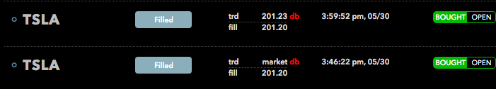 elevator_elk's tweet photo. Only active position I have right now is heavy long $TSLA stock at 201.2 with a 187.67 stop out. if $TSLA can trade above $218 and continue the breakout, I will move stops to BE. If bears are able to take $ES_F under 4187, I will probably enter LT short

https://t.co/qZqMrTTHeD https://t.co/iw7W77xyTh