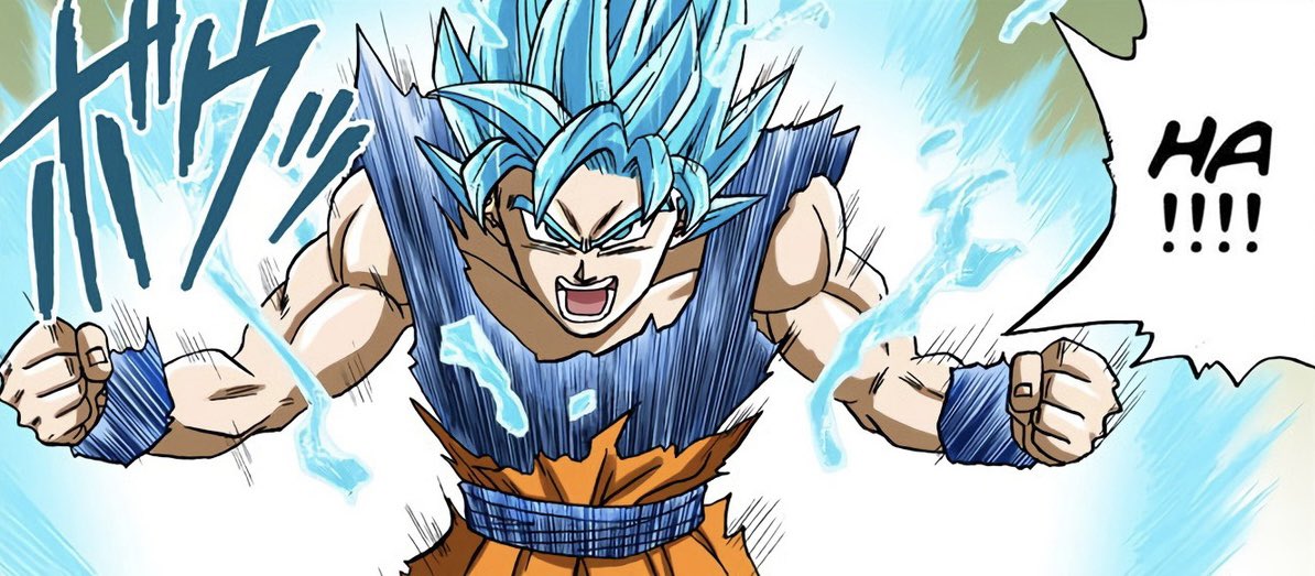 MilesOnishi's tweet image. i cannot ever stress enough how much i love super saiyan blue, man.
