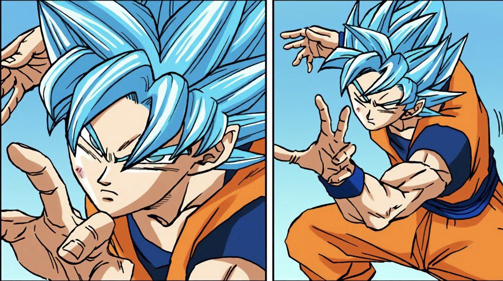 MilesOnishi's tweet image. i cannot ever stress enough how much i love super saiyan blue, man.