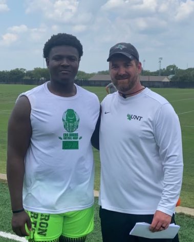 AnthonyNdika's tweet photo. #AGTG after a great day of competition and a great conversation with @Jcoop50 I’m blessed to announce that I have received a FBS D1 offer from @MeanGreenFB 
@LoomisFootball @GridironImports 
@coachbanks9 @coachwilks77 https://t.co/LwFP00lPVu