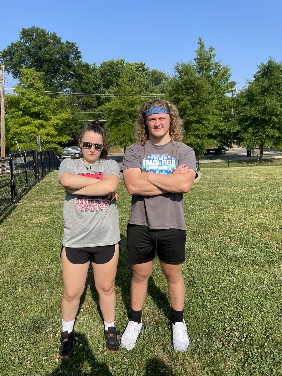 We have an 8th place finish in the state and STATE CHAMPION in the discus! These two worked incredibly hard, followed the plan, and executed. Proud doesn’t do it justice! <a href="/GeneralsPride/">Washington-Liberty HS</a>