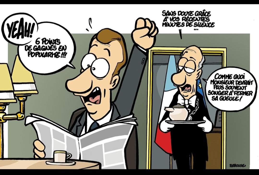 #macron par #babouse #sondage #dessindepresse