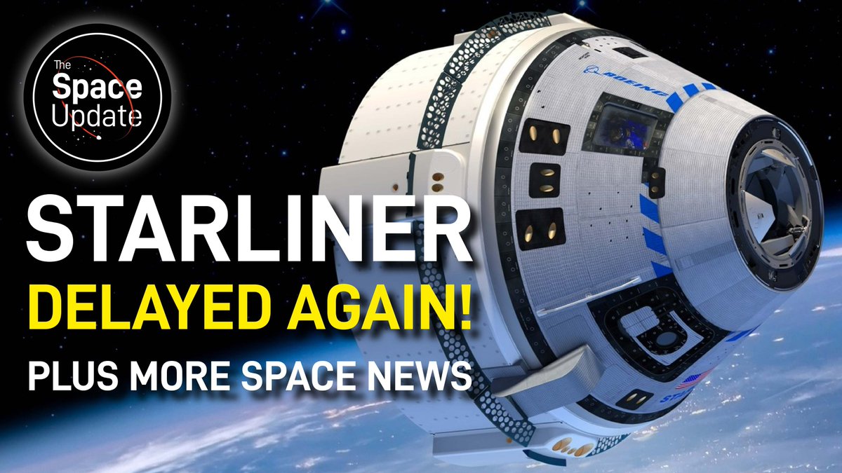 🚨NEW EPISODE is up!🎙️

#Starliner delayed yet again due to issues, PLUS more #space news.✨

➡️ youtu.be/zz_YmTZ1YB8 📺

#TeamSpace #SpaceHour #SpaceNews #TheSpaceUpdate