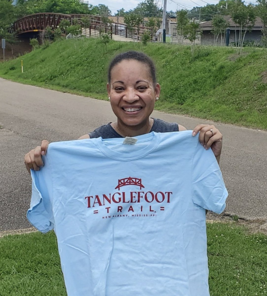 My sweet hubby convinced me to ride just one more mile 😂😂😂 I think we did 10 total today on the <a href="/tanglefoottrail/">Tanglefoot Trail</a> AND be sure to stop by the Union County Library #lovetheseshirts