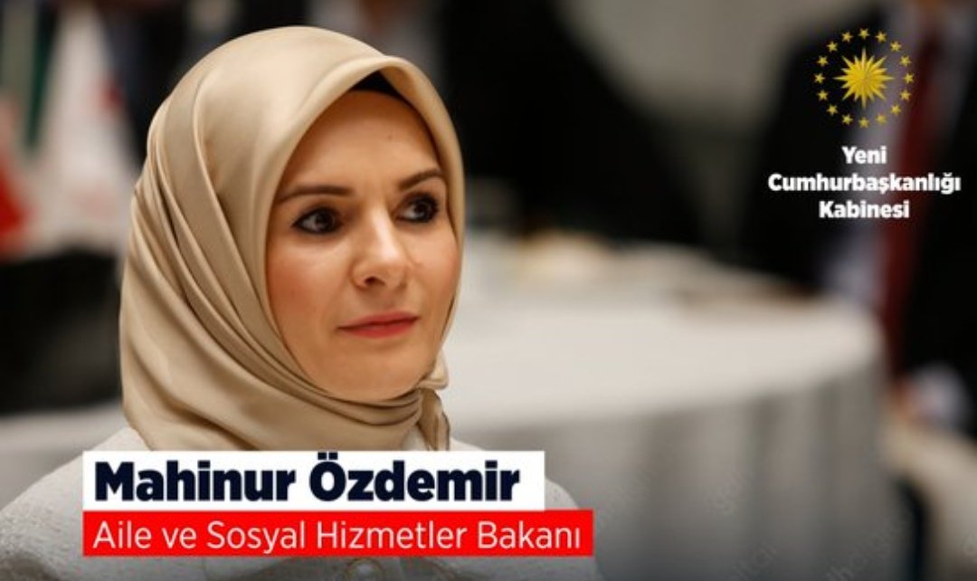 Açıklanan yeni #Kabine de Aile ve Sosyal Hizmetler Bakanlığı görevini üstlenen Sn. Bakan Mahinur Özdemir Göktaş'a görevinde başarılar diler, Sosyal Hizmet Uzmanlarının hak ettiği yerlerde olmasında öncü olmasını temenni ederiz. @Mahi_Nur 
#SosyalHizmet