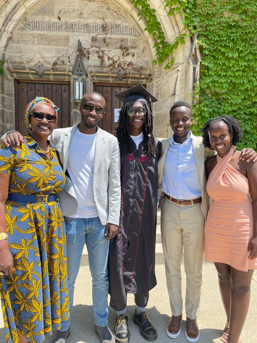 Winnie_Byanyima's tweet photo. Proud of our children Ernest, Bikwato, Anselm and Ihoza. God’s gifts to us.🙏🏾🙏🏾🙏🏾 https://t.co/CActYaImm6