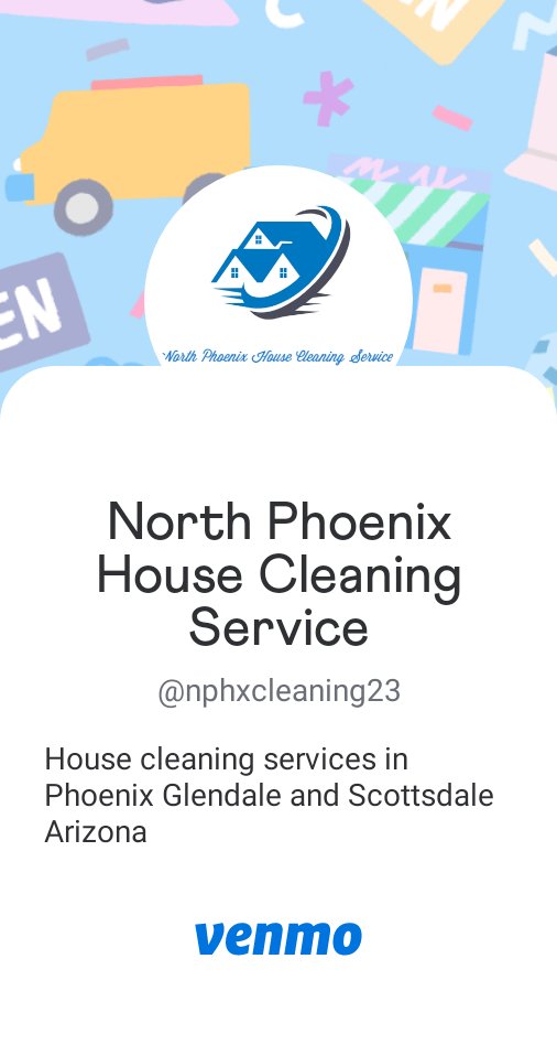 Hi there! Just thought I'd send you the link to my business profile on Venmo. Just tap to see what I do best.

venmo.com/u/nphxcleaning…