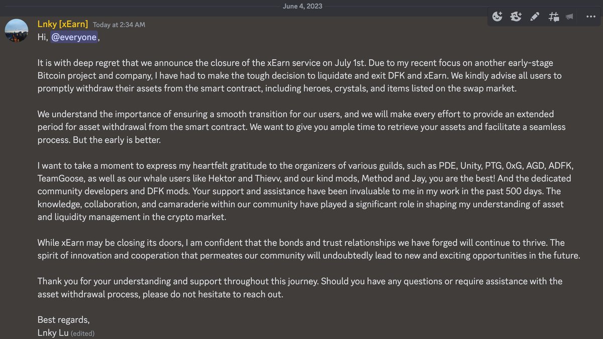 xEarnProject's tweet image. By @lnky79